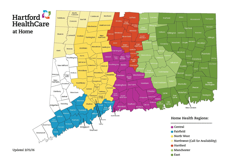 Map: Certified Home Health Locations