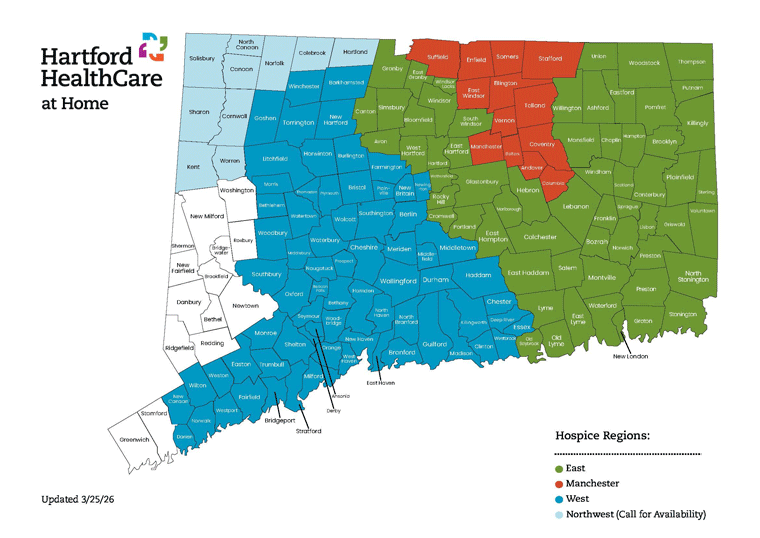 Map: Hospice Locations