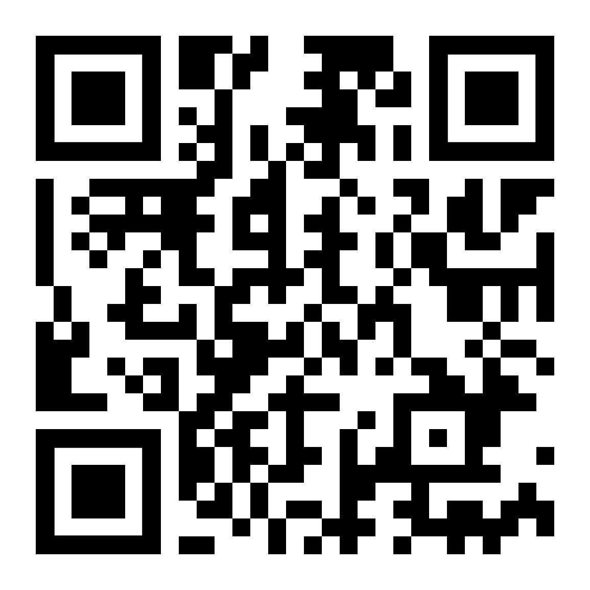 QR code linking to patient videos on YouTube